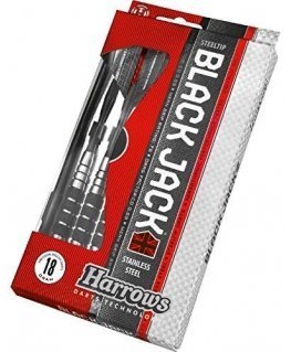 Harrows Darts Steeltip Black JACK 3x18gK