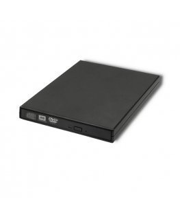 Qoltec 51858 External DVD-RW recorder |USB 2.0|Black