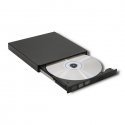 Qoltec 51858 ārējais DVD-RW rakstītājs | USB 2.0 | Melns Qoltec 51858 ārējais DVD-RW rakstītājs | USB 2.0 | Melns