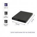 Qoltec 51858 väline DVD-RW salvestaja | USB 2.0 | must Qoltec 51858 väline DVD-RW salvestaja | USB 2.0 | must