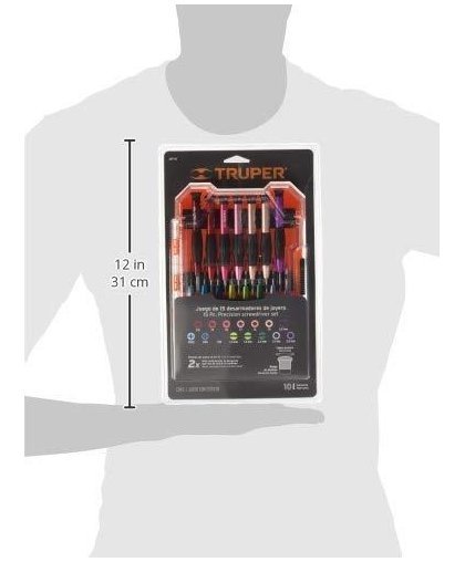 Truper Precision screwdriver set 15pcs 14205 – 4