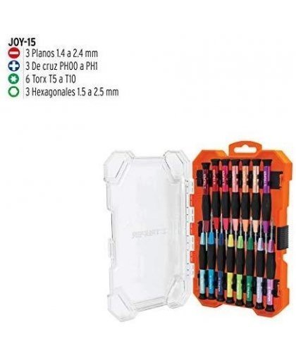 Truper Precision screwdriver set 15pcs 14205 – 7