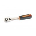 Bahco Rattlesnake reversible 1/4 ", narrow head, 72 teeth, length 146mm Bahco Rattlesnake reversible 1/4 ", narrow head, 72 teeth, length 146mm