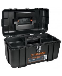 Plastic tool box 432x241x229mm. Truper 19656