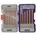 Tivoly Metal drill set FURIUS HSS 26pcs Ø1-13mm, dredger 15 mm