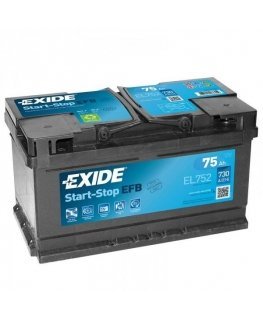 Exide Battery 75 Ah 730 A EN 12V