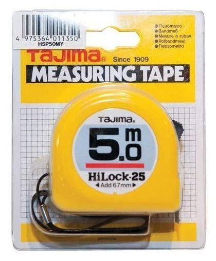 Roulette Tajima 5m x 25mm, yellow – 2