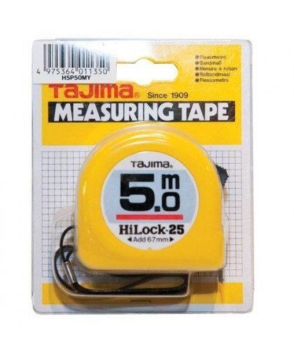 Roulette Tajima 5m x 25mm, yellow – 3