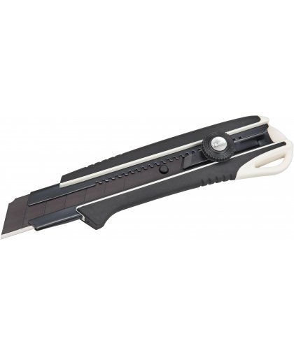 Reinforced rubber knife with breakable 25mm blades, fixed with a wheel Tajima DORA Black blade