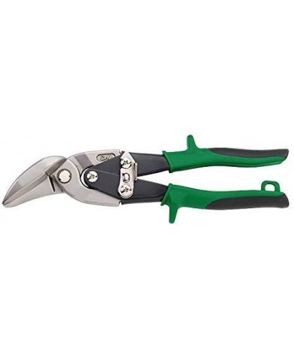 Freund Padidintos sverinės galios žirklės skardai, 240mm HRC 58-60, dėšininės, išlenktos – 3