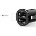 Aukey Car Charger CC-S1 2 x USB-A, 24 W Aukey Car Charger CC-S1 2 x USB-A, 24 W