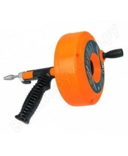 Truper Steel cable for cleaning sewer pipes with a steel drum. Length 7.6m 12280