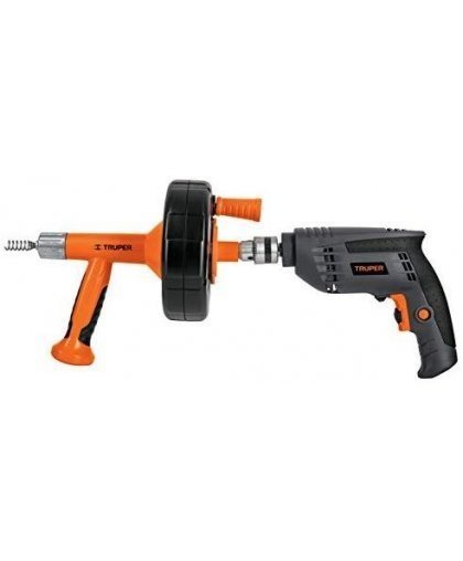 Truper Steel cable for cleaning sewer pipes with a steel drum. Length 7.6m 12280 – 3