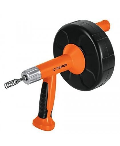 Truper Steel cable for cleaning sewer pipes with a steel drum. Length 7.6m 12280 – 4