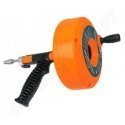 Truper Steel cable for cleaning sewer pipes with a steel drum. Length 7.6m 12280 Truper Steel cable for cleaning sewer pipes with a steel drum. Length 7.6m 12280