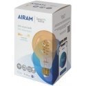 Airam Smart Home Globe 95 smart lamp, E27, amber, 350lm, 1800-3000K, WiFi