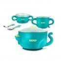 Neno Polpo Bowls Set And Cutlery With Function Of Maintaining Or Cooling Temperature Of Dish