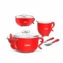 Neno Mucca Bowls Set And Cutlery With Function Of Maintaining Or Cooling Temperature Of Dish Neno Mucca Bowls Set And Cutlery With Function Of Maintaining Or Cooling Temperature Of Dish