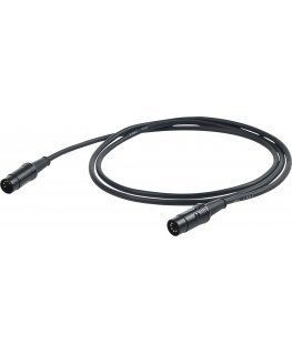 PROEL MIDI cable, 5m, black