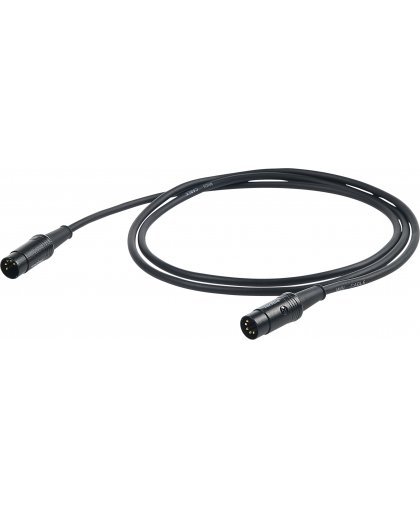 PROEL MIDI cable, 5m, black