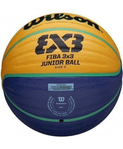 Wilson FIBA 3x3 Rubber Junior Basketball, 5 – 6