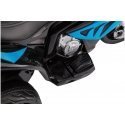 BMW S1000 electric moped, blue BMW S1000 electric moped, blue