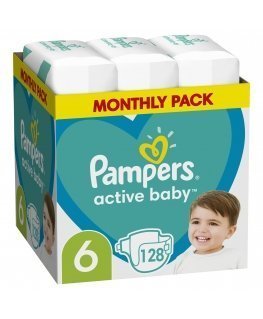 Pampers AB 6 128 tk