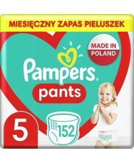 Diapers - panties Pampers Pants 5 Size, 12-17kg, 152pcs.