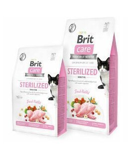 BRIT Care Grain-Free Sterilized Sensitive - sausā kaķu barība - 2 kg