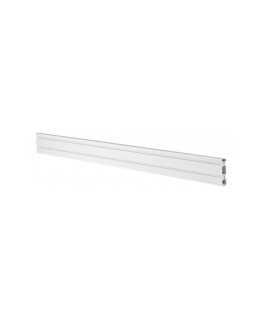 DELTACO OFFICE Aluminum slate plate for table, 110 cm, white DELO-0151