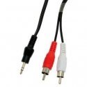Sbox 3.5mm M.-2 X RCA M, 2M 3.5-2RCA-M/M-2 Sbox 3.5mm M.-2 X RCA M, 2M 3.5-2RCA-M/M-2