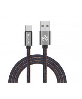 Tellur Data cable, USB to Type-C, 1m denim