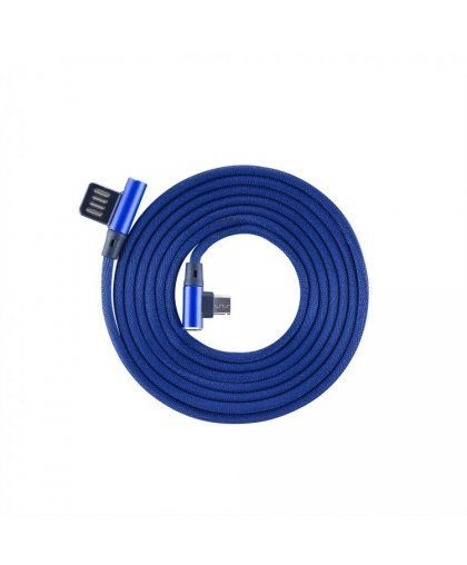 Sbox USB-Micro USB 90 M/M 1.5m USB-MICRO-90BL blueberry blue
