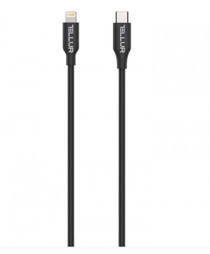 Tellur Data cable, Apple MFI Certified, Type-C to Lightning, 1m black – 2