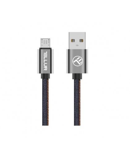 Tellur Data cable, USB to Micro USB, 1m denim – 2