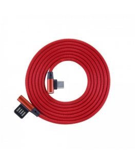 Sbox USB-Type-C 90 m/m 1.5m Type-C-90R strawberry red