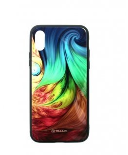 Tellur Cover Glass print for iPhone XS mesmeric