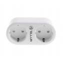 Tellur WiFi AC Dual Plug, Energy reading, 16A, 2400W Tellur WiFi AC Dual Plug, Energy reading, 16A, 2400W