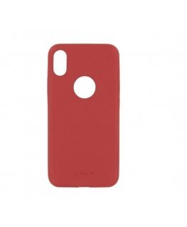 Tellur Cover Slim Synthetic Leather for iPhone X/XS red