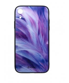 Tellur Cover Glass print for iPhone XR feather