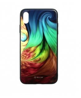 Tellur Cover Glass print for iPhone XS MAX mesmeric