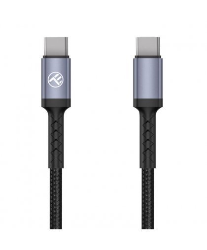 Tellur Type-C To Type-C cable 3A, 60W, 1m black