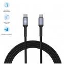 Tellur Type-C To Type-C cable 3A, 60W, 1m black Tellur Type-C To Type-C cable 3A, 60W, 1m black