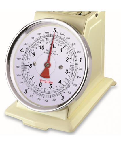 Mechanical kitchen scale TRADITION 500 DUAL CREAM KG Terraillon 14475 – 3