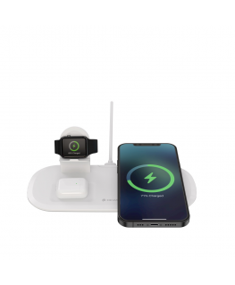 Devia 3 in 1 Wireless Charger for iPhone / Airpods / Apple Watch 5V / 2A / 15W / + USB-C Cable / White