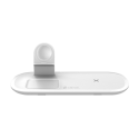 Devia 3 in 1 Wireless Charger for iPhone / Airpods / Apple Watch 5V / 2A / 15W / + USB-C Cable / White Devia 3 in 1 Wireless Charger for iPhone / Airpods / Apple Watch 5V / 2A / 15W / + USB-C Cable / White