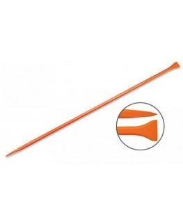 Truper San Angelo tiesus laužtuvas 6kg, 25x1500mm. Vienas galas smailus, kitas 72mm pločio plokščias. Šešiakampis strypas, grūdi