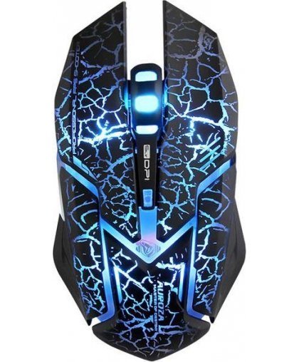 E-Blue E-Blue E-Blue Aurora Gaming Mouse with Extra Buttons / LED RGB / 4000 DPI / Avago Chipset / USB Black – 8