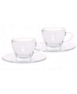 Glass Espresso Cups Bialetti Set 2 pcs