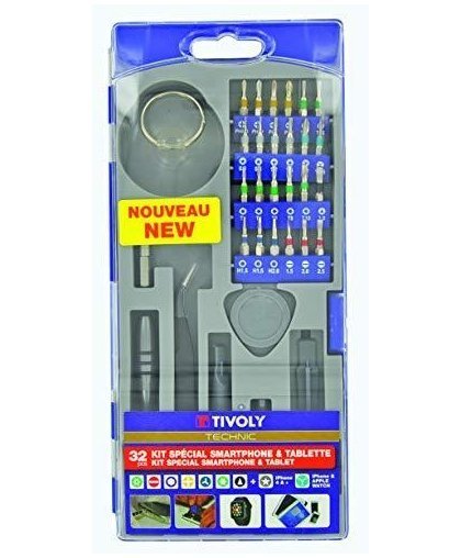 Mobile phone, tablet repair tool set. 32pcs., TIVOLY France – 4